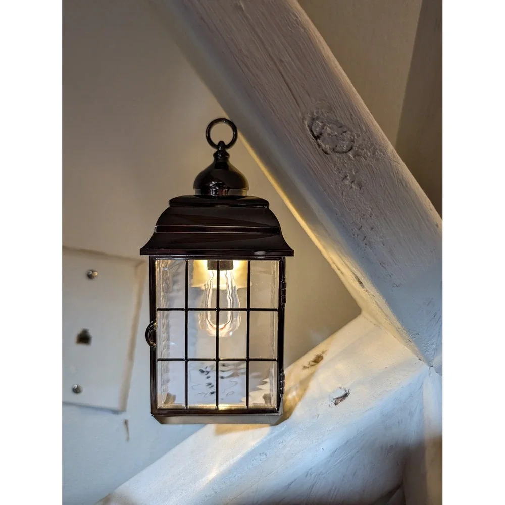 Bath & Body Works Wallflowers Lantern Nightlight Fragrance Plug Silver Works